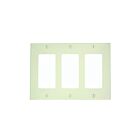 Plaque murale pour 3 dispositifs décorateurs Leviton 80411-nt amande pâle