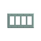 Plaque murale pour dispositif décorateur Leviton 80412-gy gris