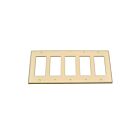 Plaque murale pour dispositif décorateur Leviton 80423-t amande pâle