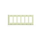 Plaque murale Decora Leviton 80436-i ivoire