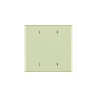 Plaque murale 2 dispositifs Leviton 80525-t amande pâle