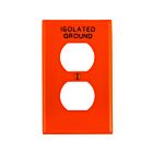 Plaque murale combinée Leviton 80703-ig orange