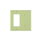 Plaque murale pour dispositif décorateur Leviton 80708-i ivoire