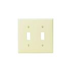 Plaque murale pour interrupteur à bascule Leviton 80709-t amande pâle