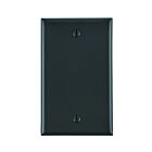 Plaque murale 1 dispositif Leviton 80714-e noir