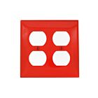 Plaque murale 2 dispositifs Leviton 80716-r rouge