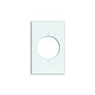 Plaque murale 1 dispositif Leviton 80728-i ivoire