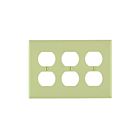Plaque murale 3 dispositifs Leviton 80730-i ivoire
