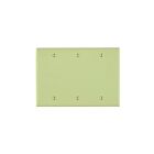 Plaque murale 3 dispositifs Leviton 80735-i ivoire