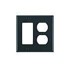 Plaque murale combinée Leviton 80746-e noir