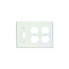 Plaque murale combinée 3 dispositifs Leviton 80747-w blanc