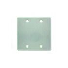 Plaque murale 2 dispositifs Leviton 83025-ext gris