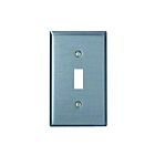 Plaque murale 1 dispositif Leviton 84001-40 acier inoxydable