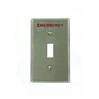Plaque murale 1 dispositif Leviton 84001-e40 argent