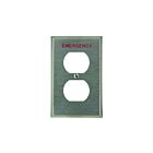 Plaque murale 1 dispositif Leviton 84003-e40 acier inoxydable