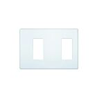 Plaque murale 2 dispositifs Leviton awp0f-11i ivoire