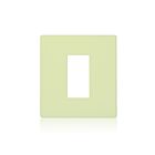 Plaque murale 1 dispositif Leviton awp0f-1i ivoire