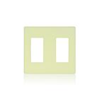 Plaque murale 1 dispositif Leviton awp0f-20i ivoire