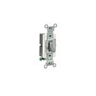 Interrupteur à bascule Leviton cs115-2gy gris