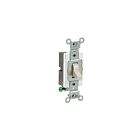 Interrupteur à bascule Leviton cs115-2t amande pâle
