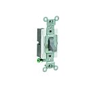 Interrupteur à bascule Leviton cs120-2gy gris