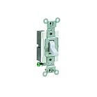 Interrupteur à bascule Leviton cs120-2w blanc