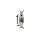 Interrupteur à bascule Leviton cs320-2 marron