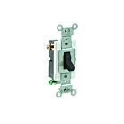 Interrupteur à bascule Leviton cs320-2e noir