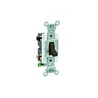 Interrupteur à bascule Leviton cs420-2 marron