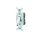 Interrupteur à bascule Leviton csb1-15w blanc
