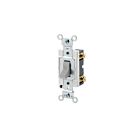 Interrupteur à bascule Leviton csb1-20g gris