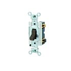 Interrupteur à bascule Leviton csb2-20 marron