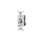 Interrupteur à bascule Leviton csb2-20g gris