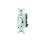 Interrupteur à bascule Leviton csb2-20w blanc
