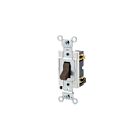 Interrupteur à bascule Leviton csb3-20 marron