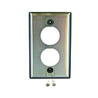 Plaque murale 1 dispositif Leviton d6710-1s2
