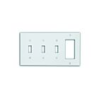 Plaque murale pour interrupteur à bascule/Decora Leviton p326-w blanc