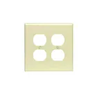Plaque murale 2 dispositifs Leviton pj82 marron