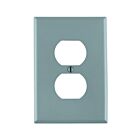 Plaque murale 1 dispositif Leviton pj8-gy gris