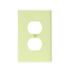 Plaque murale 1 dispositif Leviton pj8-i ivoire