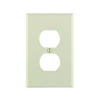 Plaque pour prise double Leviton pj8-t amande pâle