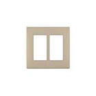 Plaque murale sans vis Leviton rewp2-dt havane racé