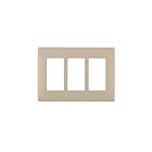 Plaque murale sans vis Leviton rewp3-dt havane racé