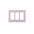 Plaque murale sans vis Leviton rewp3-fp limonade rose