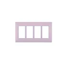 Plaque murale sans vis Leviton rewp4-fp limonade rose