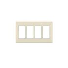 Plaque murale sans vis Leviton rewp4-gc blanc côte d'or