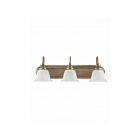 Livex Lighting 1003-01 Belmont 3-Lumières 300W Laiton antique Luminaire de vanité