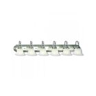 Livex Lighting 1006-95 Belmont 6-Lumières 600W Nickel brossé et chrome poli Luminaire de vanité