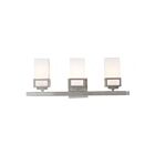 Livex Lighting 10083-91 Harding 3-Lumières 300W Nickel brossé Luminaire de vanité