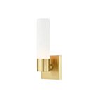 Livex Lighting Aero 10101-12 60W 1-Lumière Laiton satiné Applique Murale